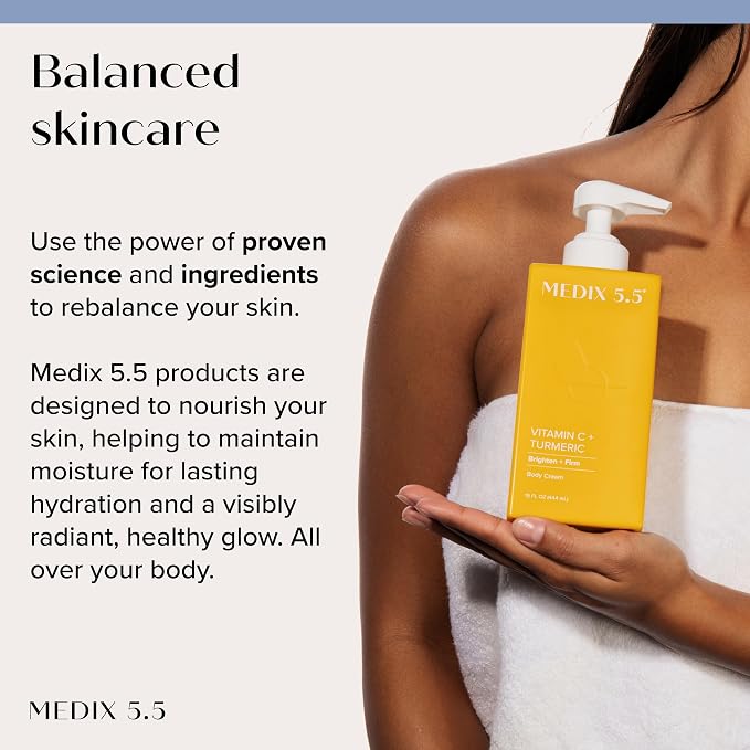 Medix 5.5 Vitamin C Cream Body Lotion & Face Moisturizer | Anti Aging Vitamin C - Image 5