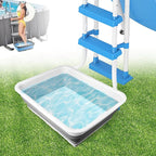 Pool Foot Bath Tray for Swimming Pool, Non- Slip Collapsible Foot Bath for Pool by ESEHGS