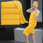 Extra Large Bath Towel Set of 4, Oversized Bath Sheet Super Soft Highly by MAGGEA