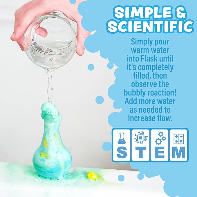 Tub Works® Kids Bath Bomb Potion™ Bath Toy, Variety 6 Pack | Nontoxic | Fizzes - Image 4