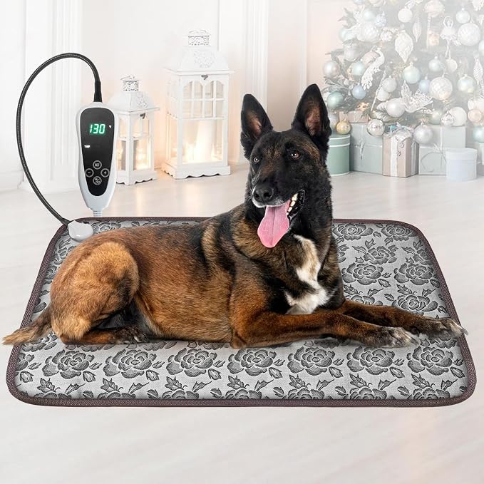 GOLOPET Large Dog Heating Pad 34x21in by Afullrangeofservicesforyourpet