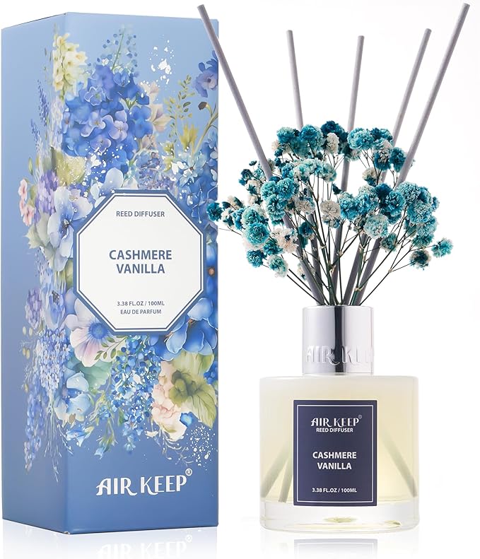 Airkeep Reed Diffuser Set, 3.38 fl oz by Airkeep