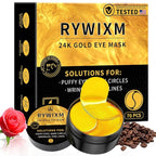 24K Gold Eye Masks for Dark Circles and Puffiness 70PCS, Under Eye Patches for by Unknown