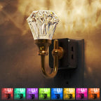 L LOHAS LED Night Lights Plug into Wall -10-Color Changing RGB Floral Night - Image 3