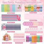 KYDA 132PCS SPA Party Supplies for Women, Include Face Masks, Hand Cream - Image 2