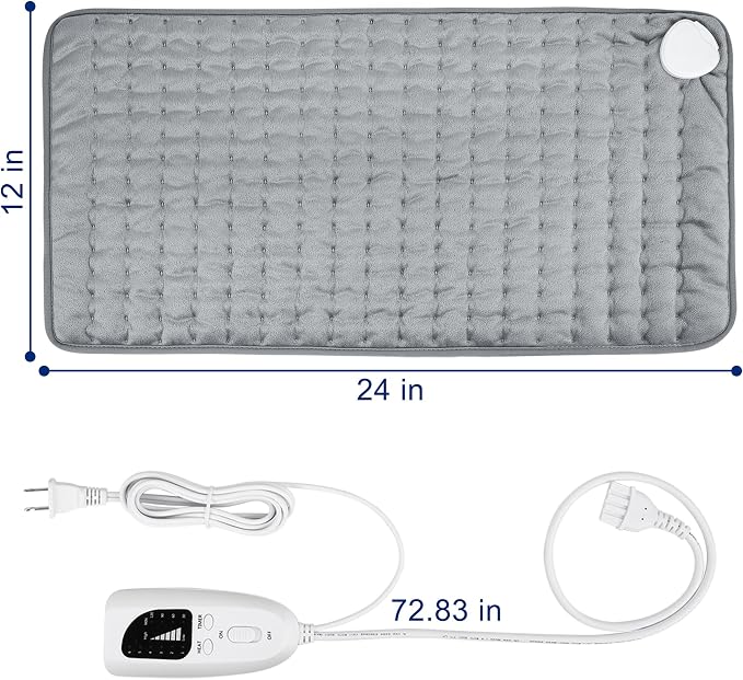 Electric Heating pad for Back Neck Shoulder Knee Arms Legs- Electric Heat Pads - Image 5