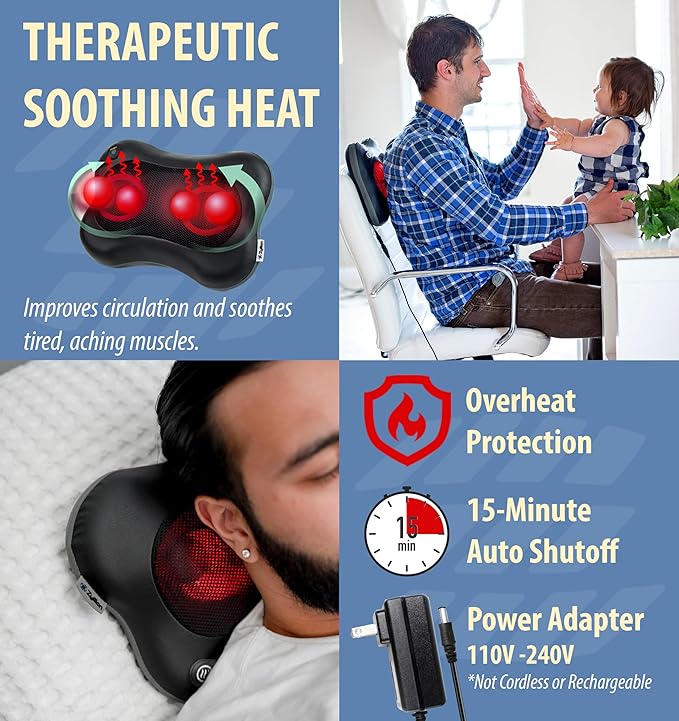 Zyllion Shiatsu Back and Neck Massager - Image 6