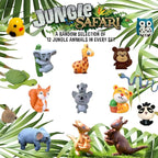 Bath Bombs for Kids with Surprise Inside, 12 Bubble Bath Fizzies with Jungle - Image 3