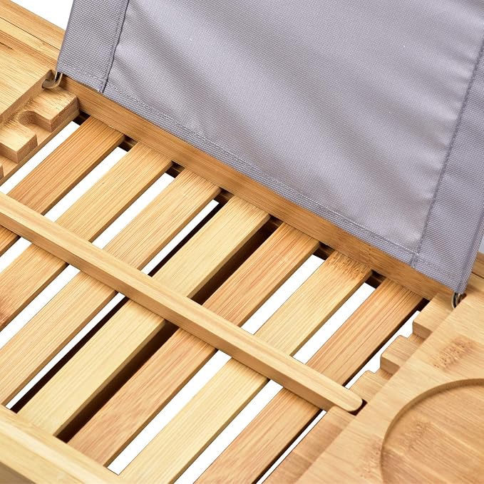 Sen Yi Bao Luxury Bamboo Bathtub Tray - Image 8
