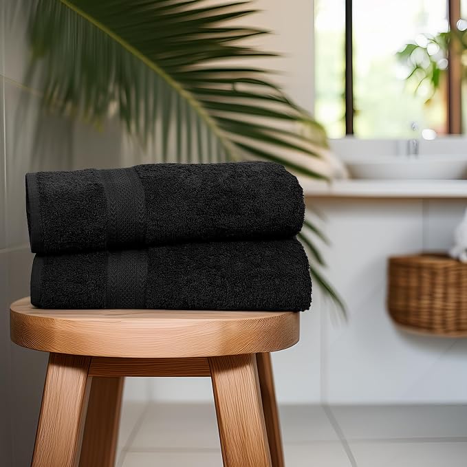 Commercial Bulk Pack of 12 Bath Towels – 100% Cotton Terry 24" x 48" – Ideal - Image 6