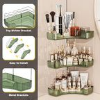 Asayuee 3-Tier Corner Bathroom Counter Organizer - Image 6