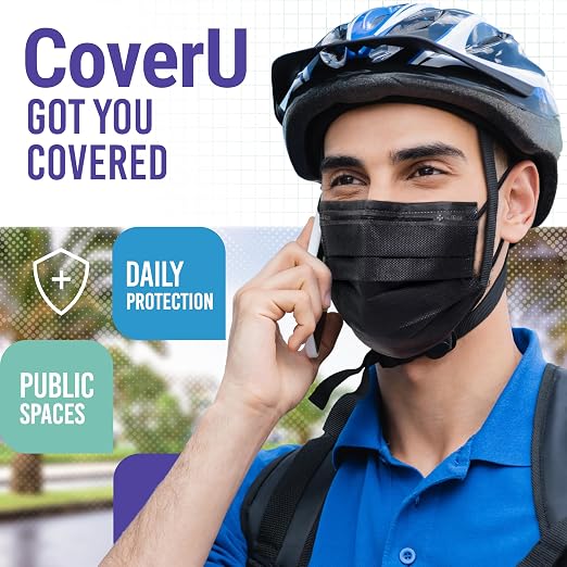 Medtecs Face Mask Disposable – Available in 50 & 2, 3-Ply Breathable, Soft Fit - Image 4