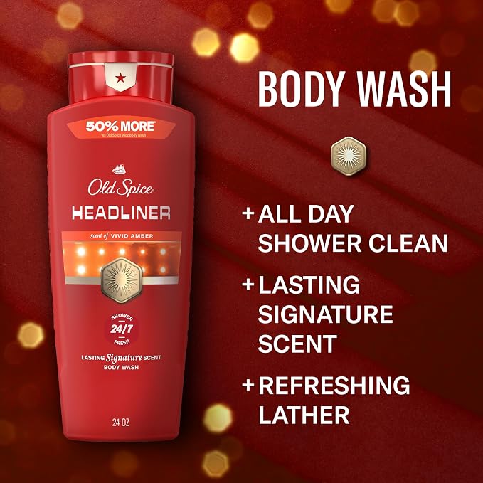 Old Spice Body Wash for Men, 24/7 Shower Fresh & Clean - Image 2