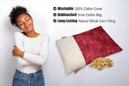 Microwavable Corn Filled Heating Pad and Cold Pack/Washable 100% Cotton Cover - Image 4