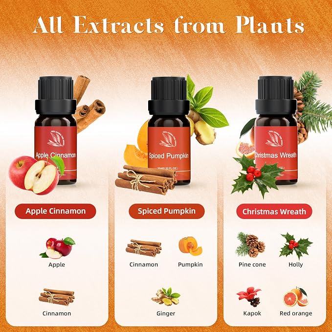 ASAKUKI Essential Oils for Diffusers for Home, Fragrance Oil for Candle Making - Image 3