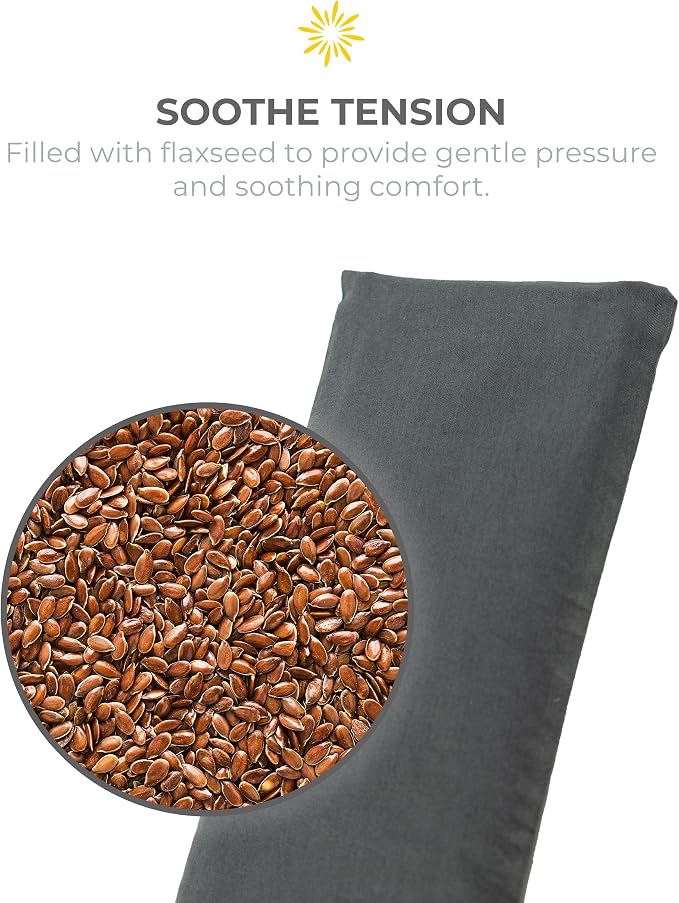 Sunshine Yoga 4-Pack Unscented Sateen Eye Pillows, Low-Luster, 9’’ x 4’’ - Image 3