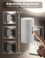 JandCase Night Lights Plug into Wall, Dimmable Night Light Plug in, Modern - Image 2