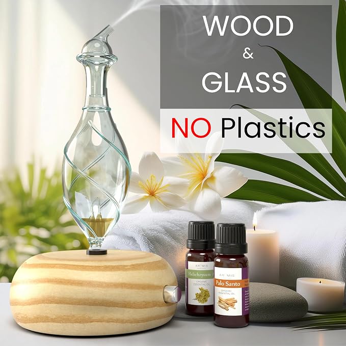 ArOmis Premium Glass Essential Oils Nebulizer - Image 2