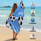 Personalized Beach Towel With Name, Custom Beach Towel with Text, Customized - Image 6
