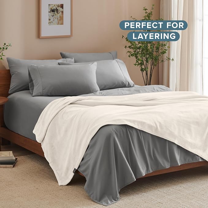 Bare Home Fleece Blanket - Image 8