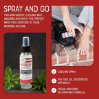 Rinse Bath & Body Peppermint Foot Spray - 4oz Handmade All Natural Cooling Foot - Image 3