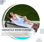 100% Cotton Wash Cloth for face & Body Set of 12, Sustainable, Highly Absorbent - Image 6