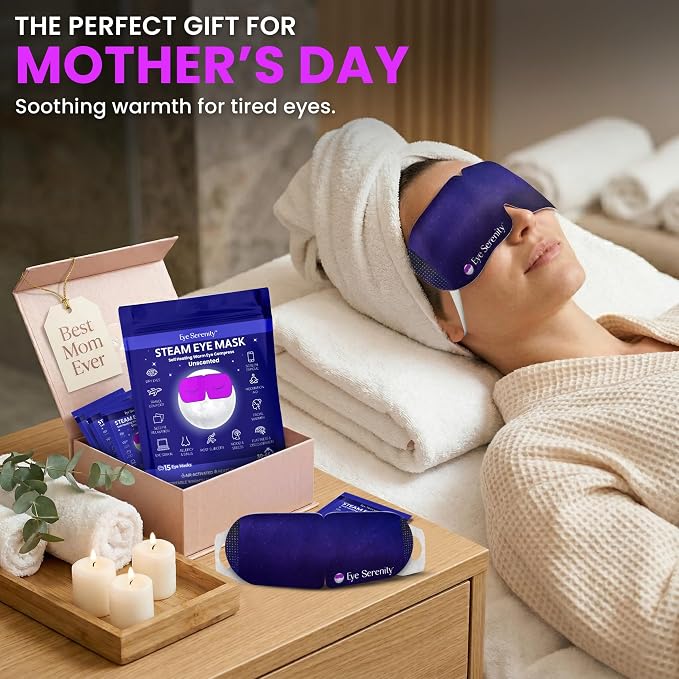 Eye Serenity Steam Eye Mask, Heated Eye Mask, Self Heating Warm Compress - Image 4