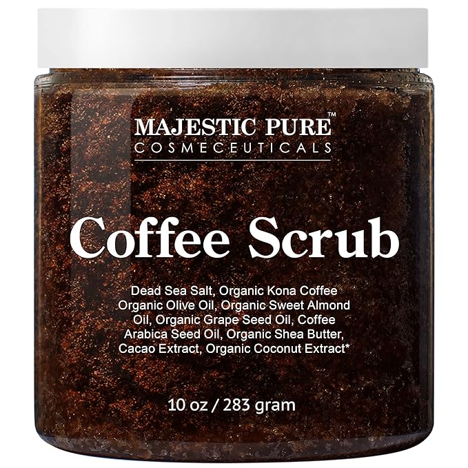MAJESTIC PURE Arabica Coffee Scrub by BeautyandPersonalCare