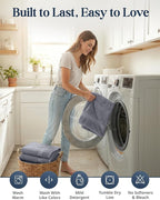 LANE LINEN 100% Cotton Towels Set - Image 8