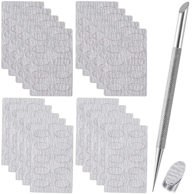 HINZIC Stainless Steel Nail Cuticle Pusher Tools Dual Ended Cuticle Remover by HINZIC