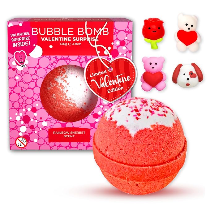 Valentines Bath Bombs for Kids by TwoSisters