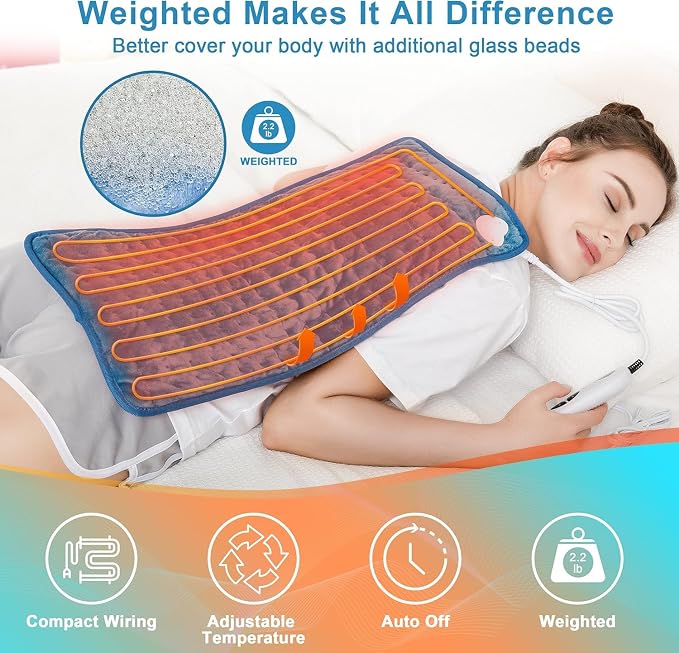 Deepsoon Heating Pad, Electric Heating Pads - Image 7