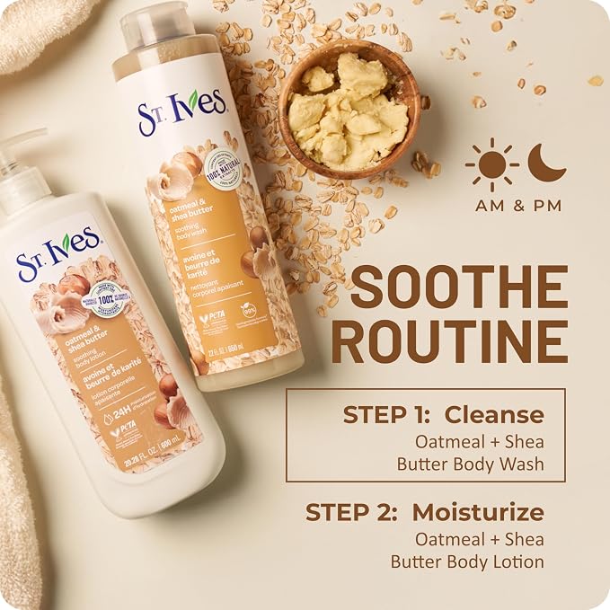St. Ives Oatmeal & Shea Butter Body Wash | Moisturizing Body Wash - Image 9