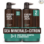 Every Man Jack Sea Minerals + Citron Hydrating Mens 3-in-1 All Over Wash by EveryManJack