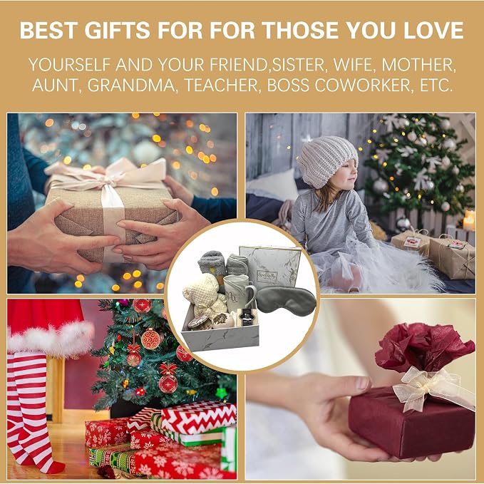 Spa Gift Baskets for Women, Luxury Self Care Gifts for Mom, Get Well Soon Gifts - Image 7