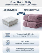 LANE LINEN 100% Cotton Large Bath Towels Set of 4 - Image 6