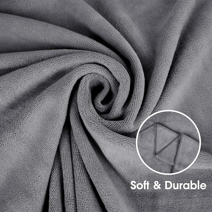 JML Bath Sheet Towels Set of 2, Extra Large Microfiber Towel - Image 5