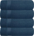 BELZZI Home Ultra Soft 4 Pack Oversized Bath Towel Set 27x54, Cotton Compact by Unknown
