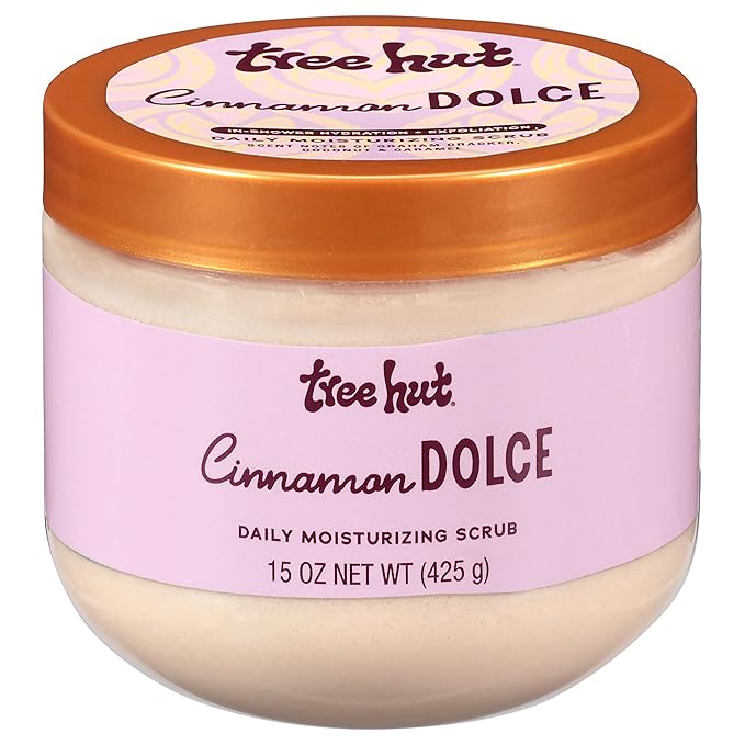 Tree Hut Cinnamon Dolce Daily Moisturizing Scrub, Whipped Foamy Exfoliating by TreeHut