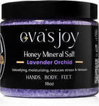 Eva's Joy Lavender Orchid Mineral Bath and Foot Soak, Made by evasjoy