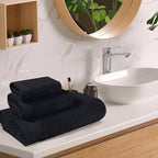 Ultra Soft 3 Pack Cotton Towel Set, Contains a Bath Towels 28x55 inch, a Hand - Image 3