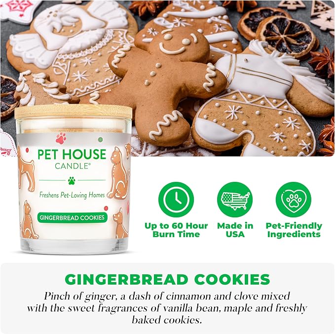 Pet House Pet Odor Candle Plant Based Soy Candle Clean Burning, Long Lasting - Image 2