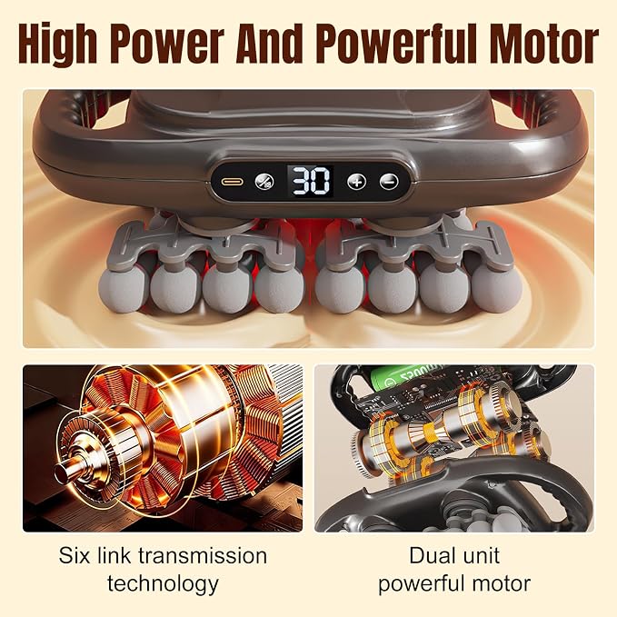 Back Massager for Pain Relief Deep Tissue, 42 Head Massage Gun Deep Tissue - Image 2