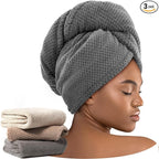 Umisleep 3 Pack Microfiber Hair Towel Wrap by Umisleep