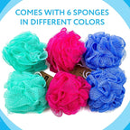 IMPRESA Mesh Bath & Shower Loofah Sponges - Image 4