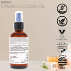 PURA D'OR 4 Oz Organic Jojoba Oil - Image 5
