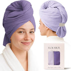 ROLSHOL 2 Pack Microfiber Hair Towel Wrap by ROLSHOL