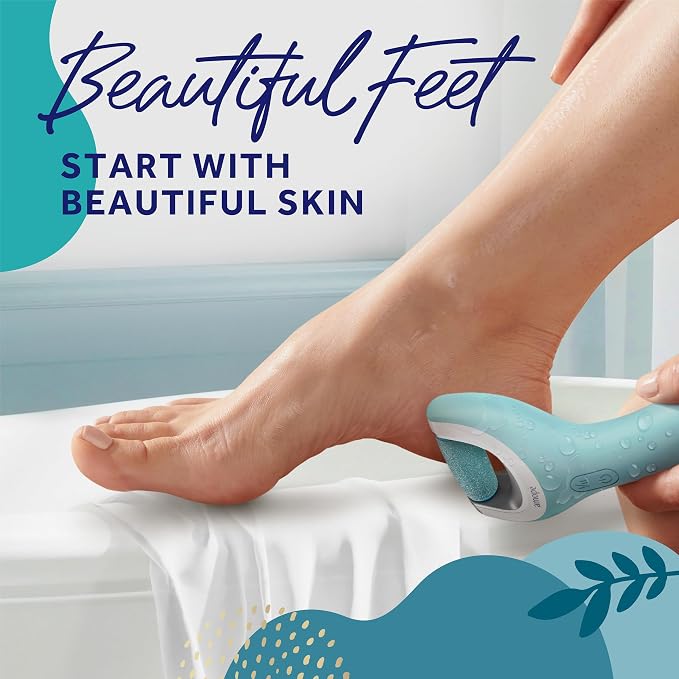Amope Pedi Perfect Pro Wet & Dry Electric Foot File Callus Remover Kit - Image 3
