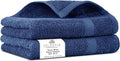 100% Cotton Hand Towel Set of 2, Sustainable, Highly Absorbent, Quick Drying by VillaCelestia