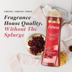 Caress Tahitian Pomegranate & Coconut Milk Exfoliating Scrub Body Wash - Image 3